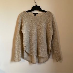 Forever 21 Cream Pull Over Sweater